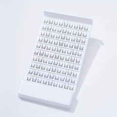 90pcs Cluster Eyelashes Fish Tail False Eyelashes 9 15mm Mix Tray