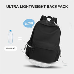 Stylish Unisex Laptop Backpack Durable Comfortable Straps Nylon Lined
