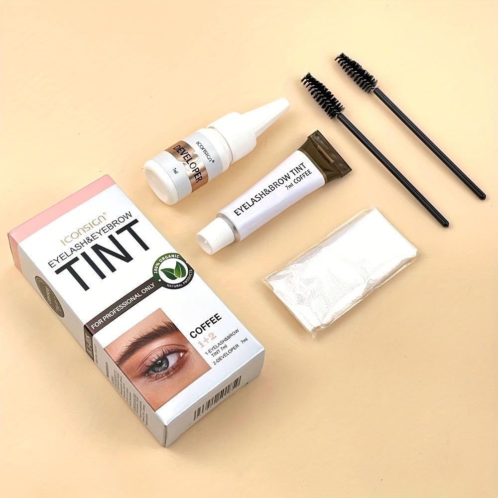 Eyelashes & Eyebrow Tint Dye Kit 3 Colors