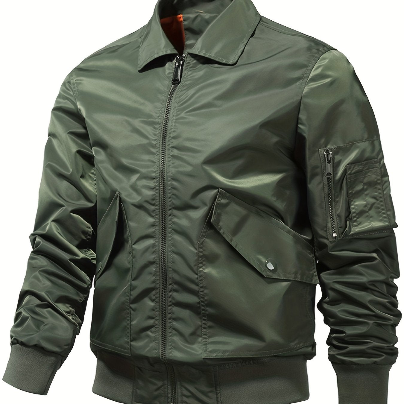 Men's Windproof Motorcycle Jacket for Spring and Autumn