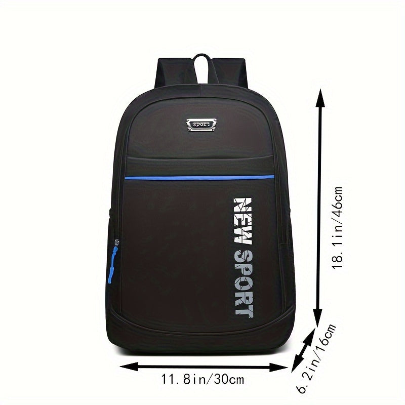 Men's Casual Travel Backpack Large Capacity Students School Bag