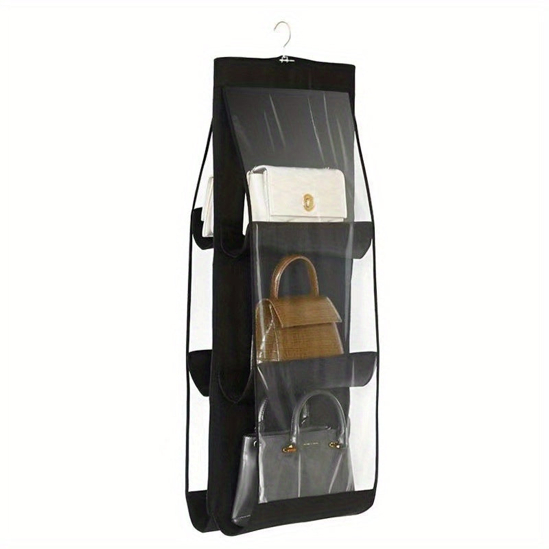 8 Pockets Hanging Bag Organizer Closet Wardrobe Storage Bag
