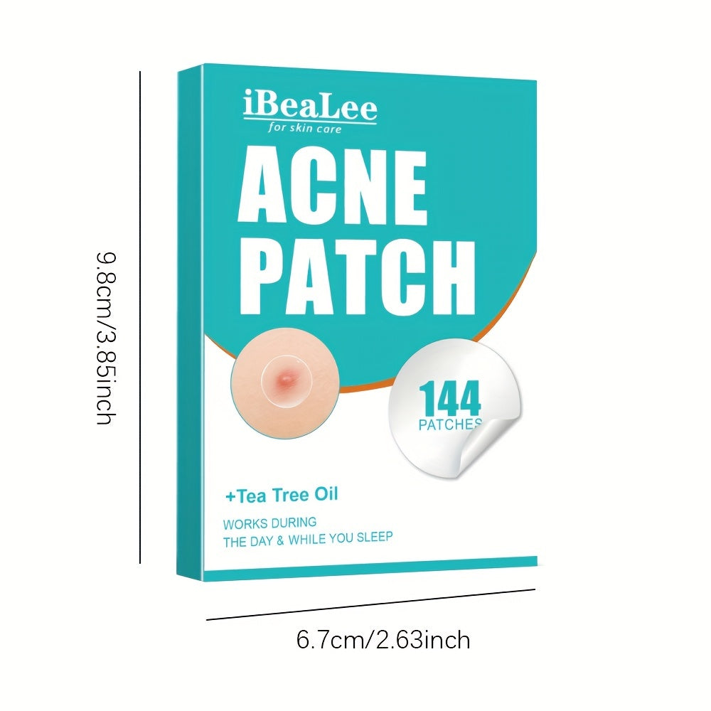 144 Pcs Hydrocolloid Acne Patches - Daily Skin Care - Cover Zits and Blemishes