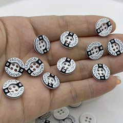 50pcs Classic Round Shirt Jacket Button DIY Clothing Accessories For Men