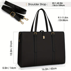 IGOLUMON Laptop Bag Waterproof Work Shoulder Bag