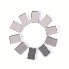 10pcs Aluminum Eyeshadow Pans Travel Storage Empty Tin Cases