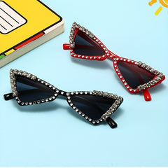 Girl's Triangular Frame UV Protective Sunglasses