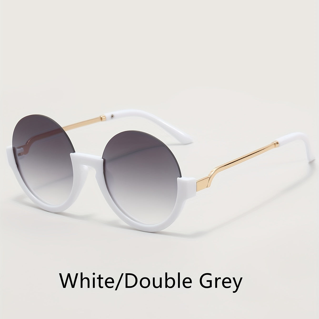 Kids Half Frame Metal Sunglasses