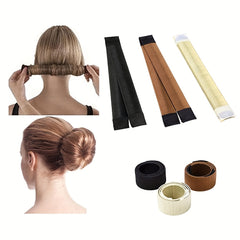 Magic Hair Bun Maker Twisted Updo French Curls Fast & Easy Crown Styler