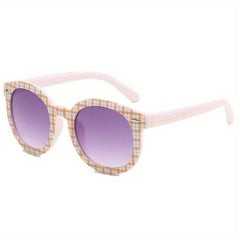 Grid Pattern Children's Sunglasses UV 400