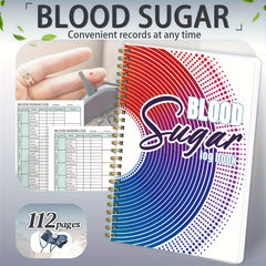 Daily Health Diary Logbook A5 Blood Glucose Medication Tracker