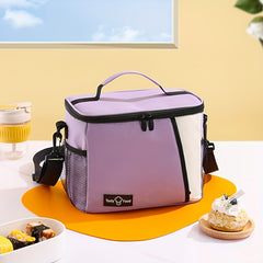Waterproof Insulated Lunch Bag Large Capacity PEVA Lunch Box Holder