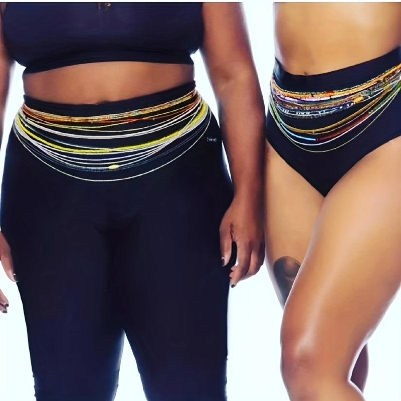 Boho Layer Waist Chain Decorative Belly Chain For Women