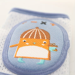 Adjustable Knee & Elbow Pads for Crawling in Pink Navy