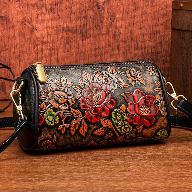 MINI Women's Floral Crossbody Bag Boston Style for Daily Commute & Travel