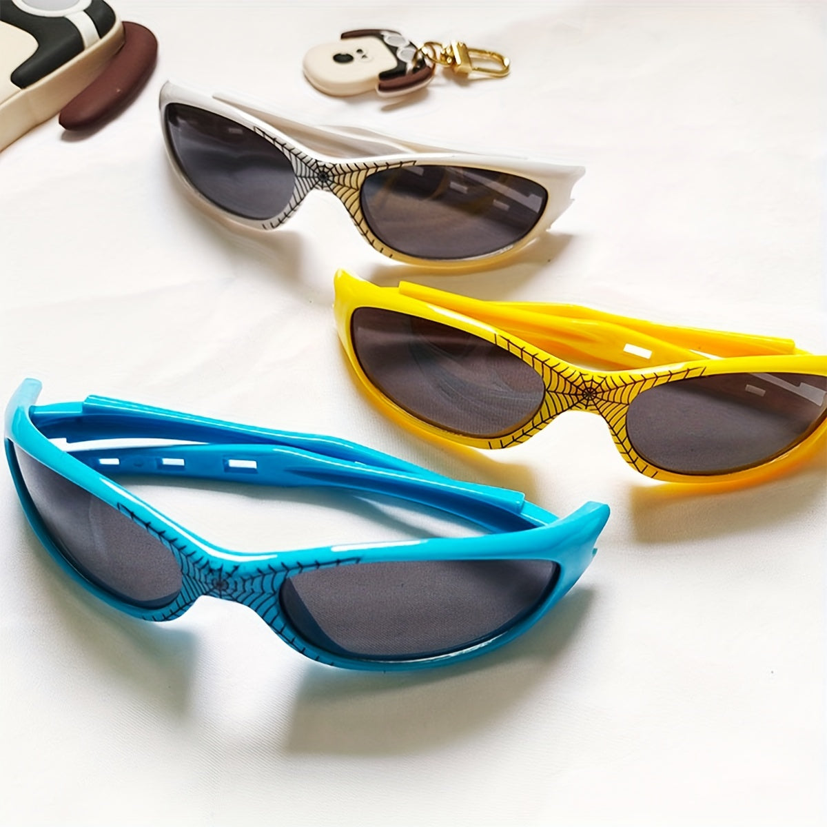 Y2K Spider Pattern Sunglasses for Kids