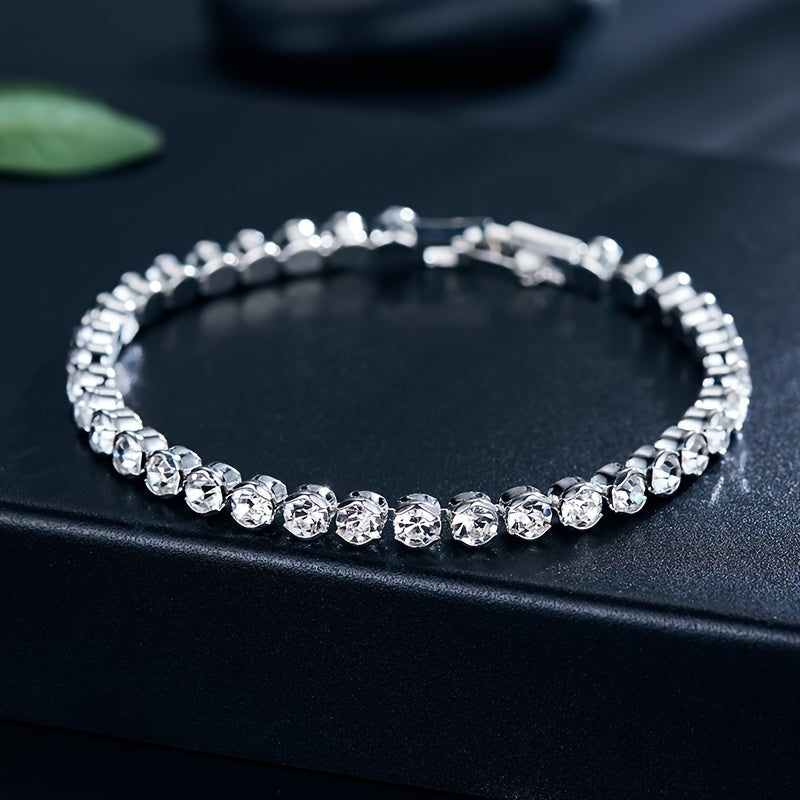CZ Tennis Bracelet Wedding Jewelry Gift