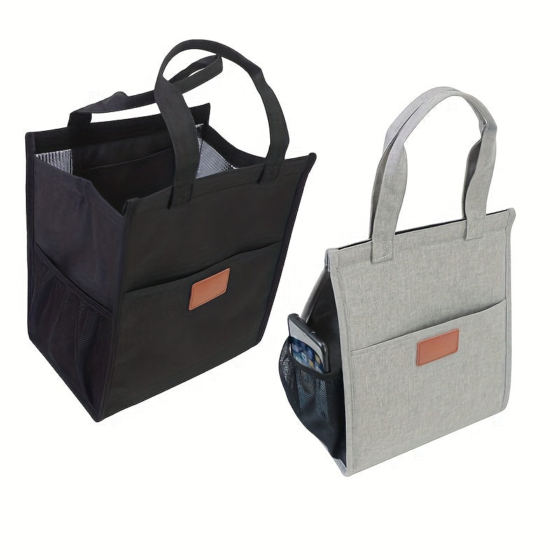 Large Capacity Insulated Lunch Bag Portable Thermal Tote for Outdoo