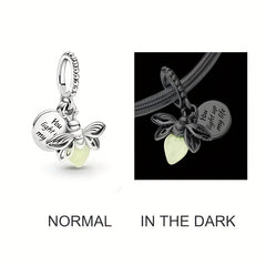 Glowworm Charm Beads Glowing For 3mm Bracelet DIY Pendant Set