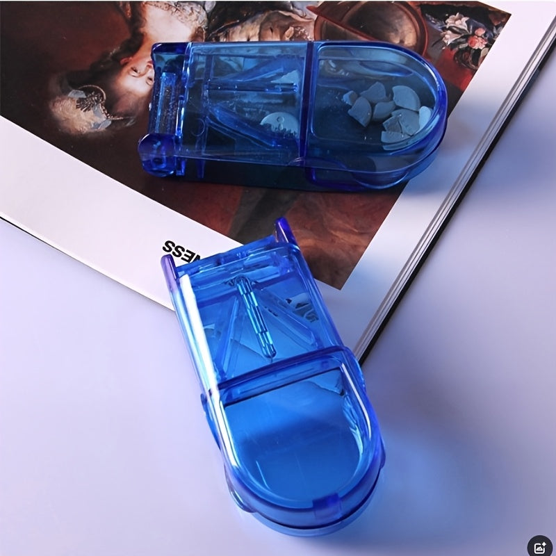 Health Management Pill Cutter with Compartment
