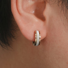 Men's Stainless Steel Hoop Earring