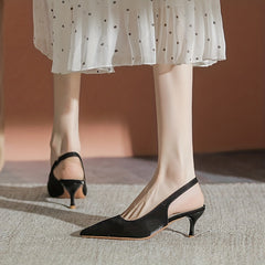 Women's Stiletto Heels Slingback Dress Pumps