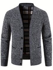 Knitted Warm Thick Cardigan Men's Casual Jacket Coat For Fall Winter