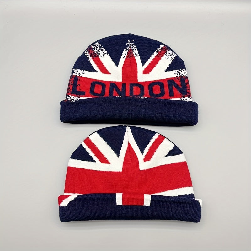 British Flag Beanie Hat Autumn Winter Street Warm Hat