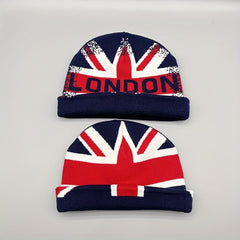 British Flag Beanie Hat Autumn Winter Street Warm Hat