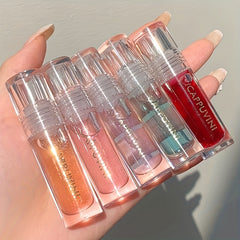 Jelly Lip Gloss Clear Moisturizing Lipstick Glitter Lip Tint