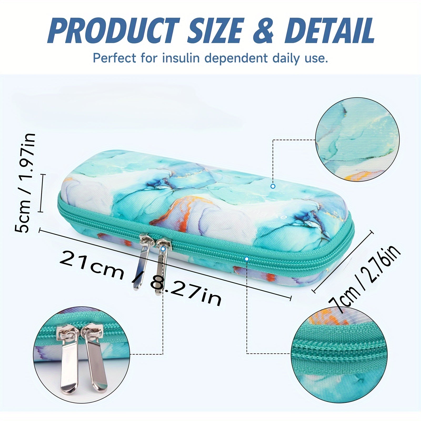 Fantasy-themed Insulin Cooler Travel Case with Ice Packs