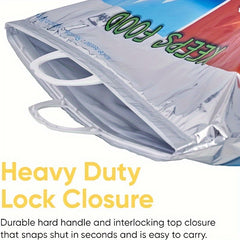 Insulated Aluminum Foil Thermal Bag for Takeout, 50x50cm