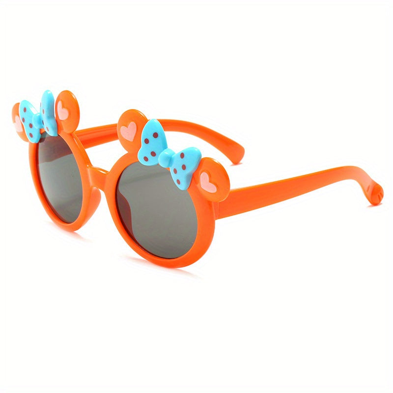 Kids Cartoon Bow Sunglasses UV Resistant