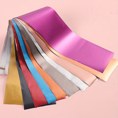 10pcs Golden Starry Nail Foils Matte Mirror Metal Paper Gel Polish Transfer