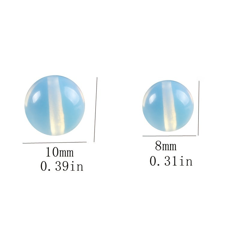 20Pcs Opalin Crystal Round Beads DIY Bracelet Jewelry Accessories