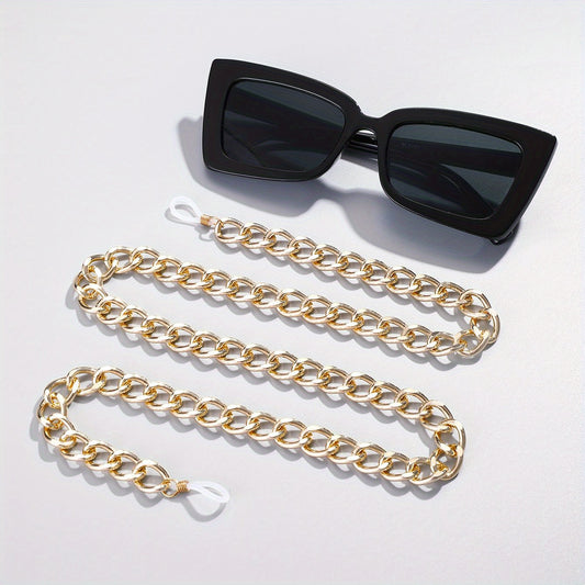 Y2K Rectangle Sunglasses Party Club UV Blocking Glasses