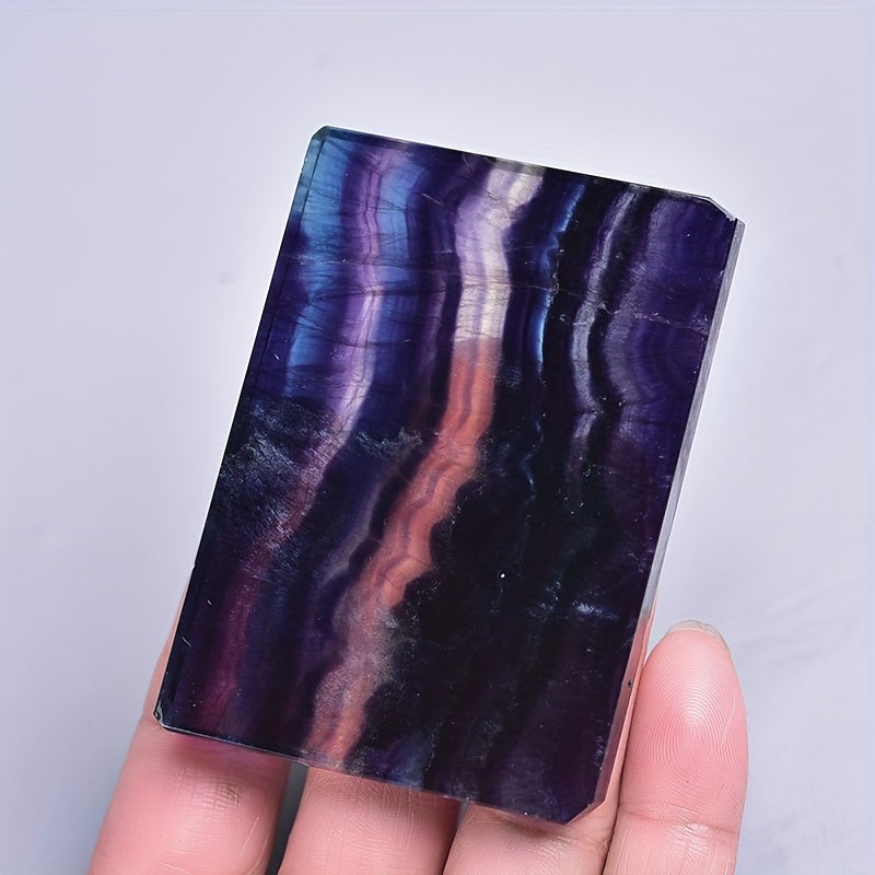 Colorful Fluorite Flake Mineral Ornaments for Home and Office Use