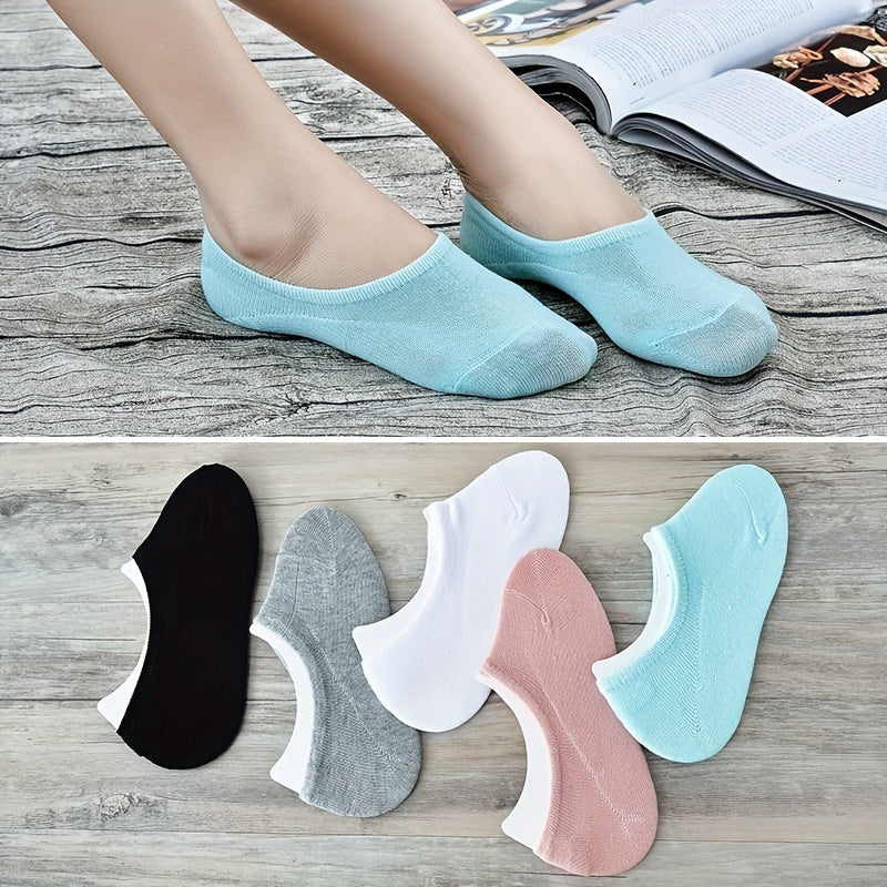 5 Pairs Lightweight Ankle Socks Women's Stockings