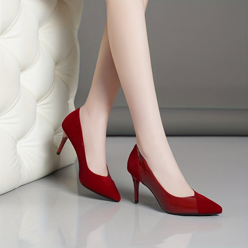 Women's Stiletto Heels Pointed Toe Pumps Wedding & Party Shoes