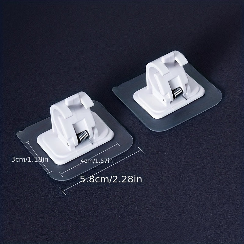 Telescopic Rod Hook Punch Door Curtain Shower Curtain Rod Brackets