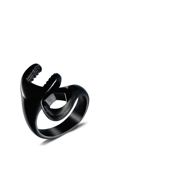 Men's 3 Colors Wrench Spanner Ring Silver Golden