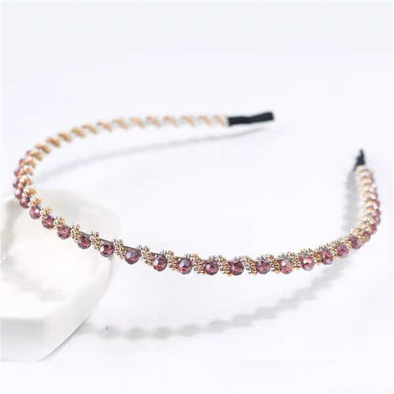 Crystal Hair Band Head Band Anti Slip Hair Clip