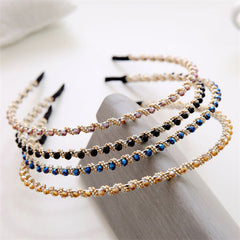 Crystal Hair Band Head Band Anti Slip Hair Clip