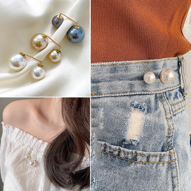 Trousers Waist Changing Brooch Set Anti-glare Buckle Pin