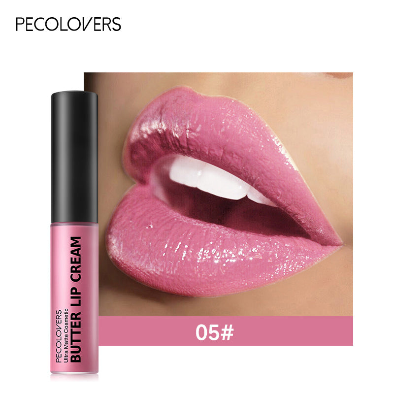 High Pigmented Lip Gloss Waterproof Dewy Texture Lip Glaze
