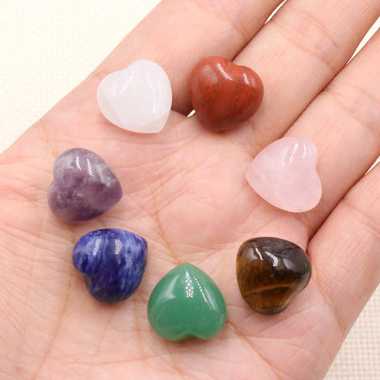 Colorful Gravel Energy Stone Resin Moon Star Pendant Necklace