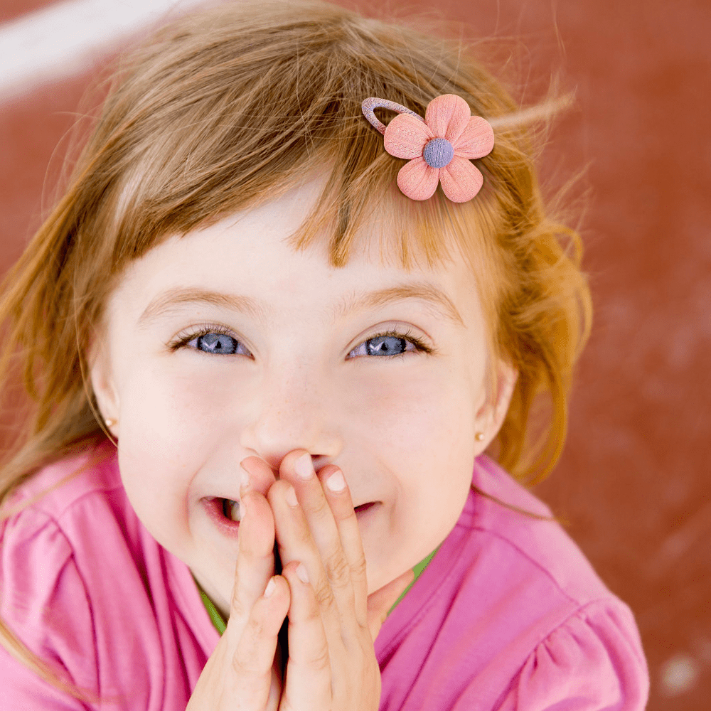 Cartoon Heart Sunglasses & Hair Accessories Set - Holiday Gift for Girls