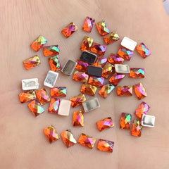 100PCS 0.23in AB Flatback Rhinestone DIY Crafts