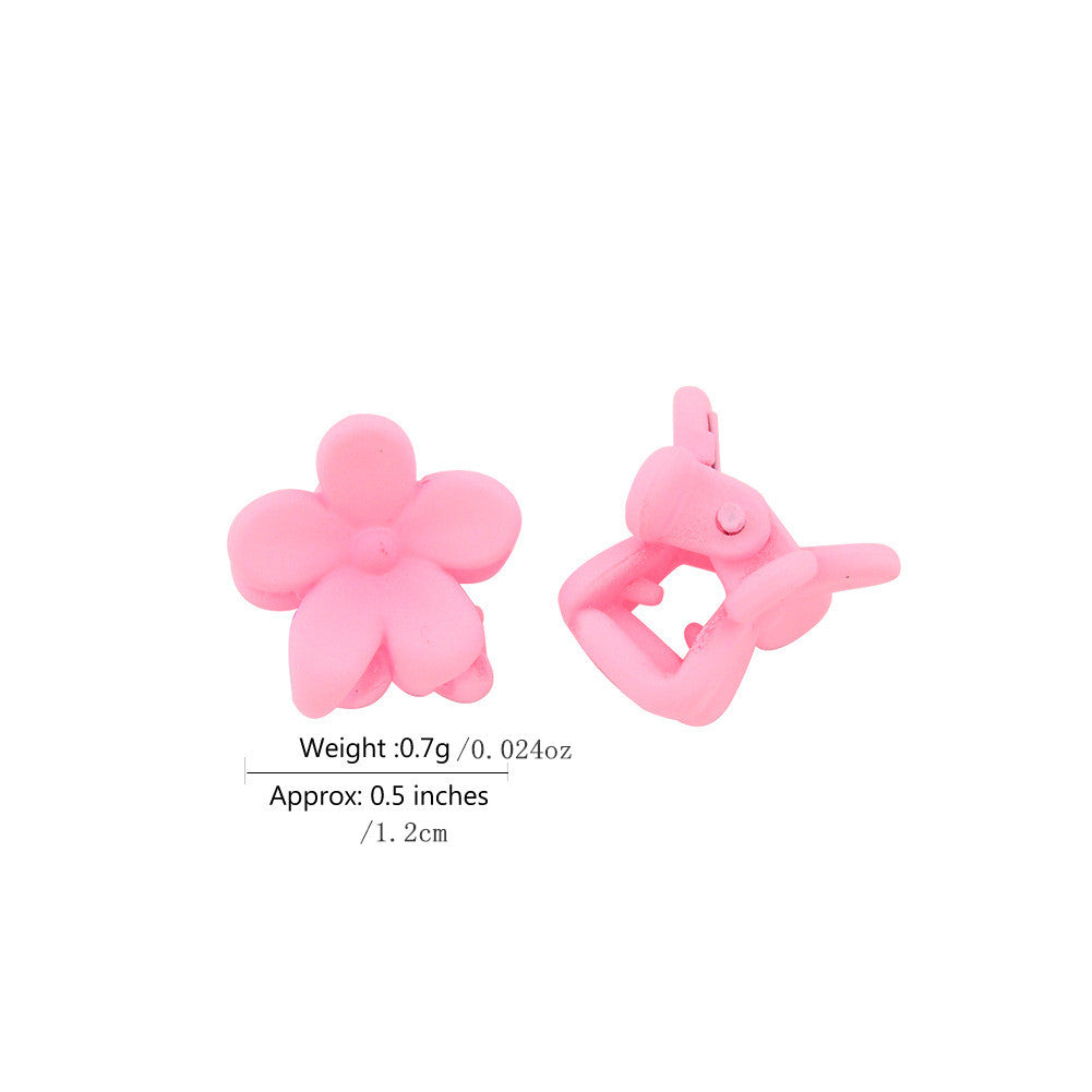 50pcs Cartoon Flower Hair Clips for Baby Girls