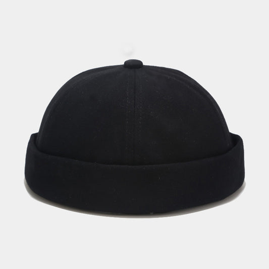 Unisex Docker Sailor Biker Cap Adjustable Skull Beanie Hat